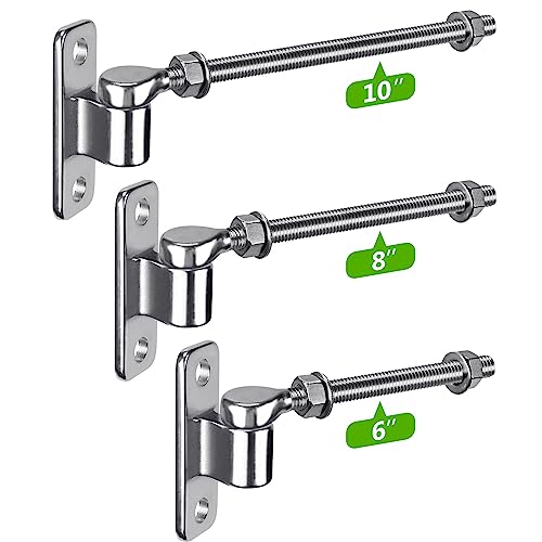 Insaga 6'' J Bolt Gate Hinge, Heavy Duty Gate Hinge For Wood Fence, One-Piece Molding Gate Hinge For Metal Gate thumb #3