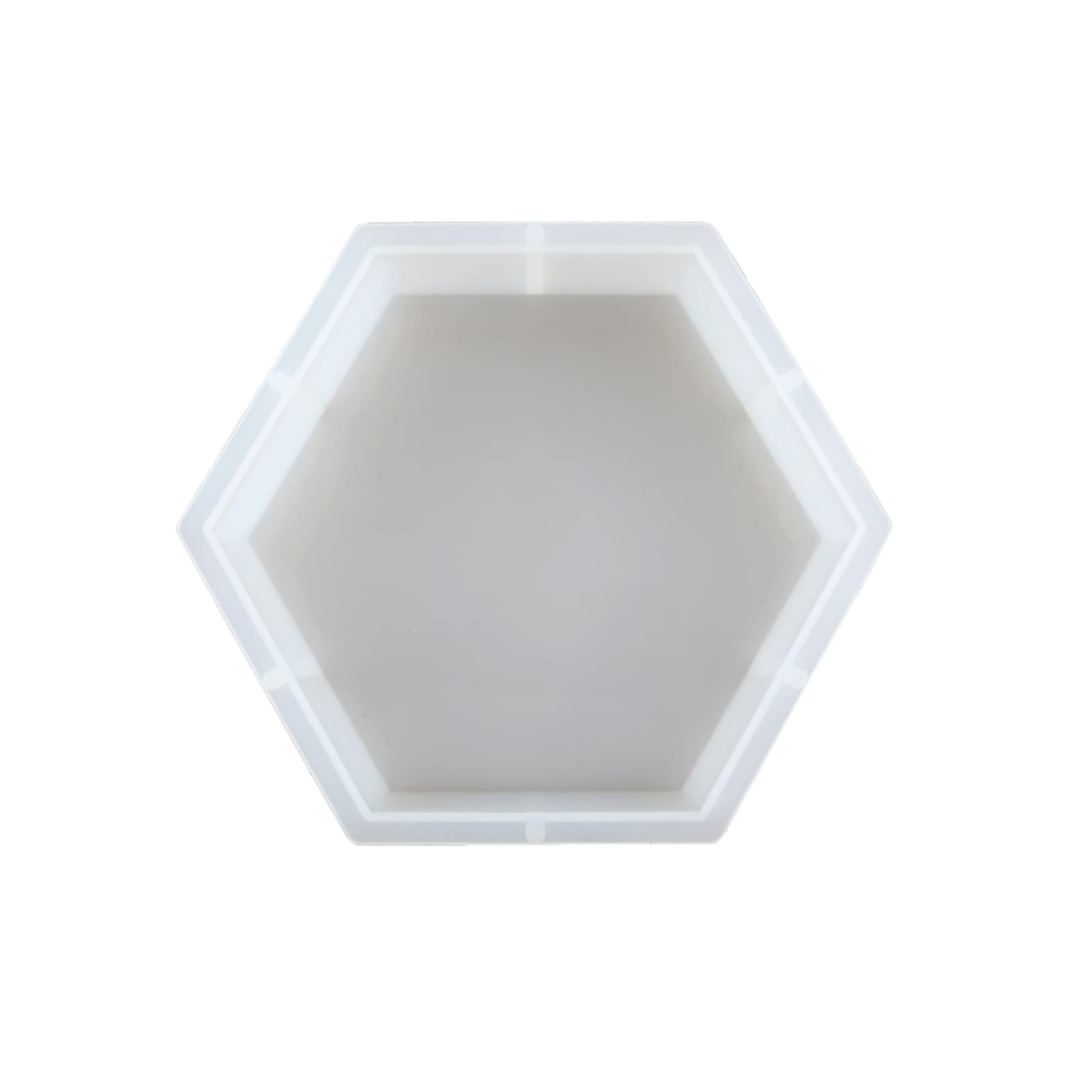 Maxtonser Upgrade Hexagonal Silicone Mold Epoxy Resin Mold for Resin Casting for Home Decoration Flowers Desktop Decoration