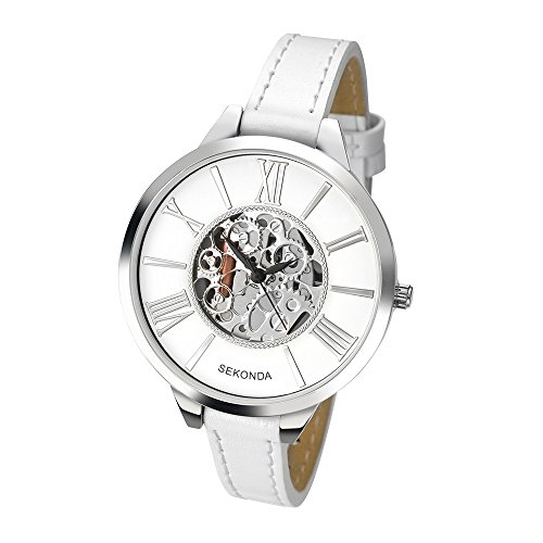 Preisvergleich Produktbild SEKONDA Damen Datum klassisch Quarz Uhr mit PU Armband 2312.27