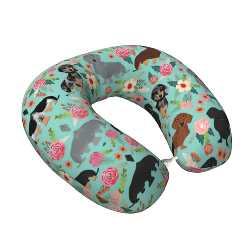 Almohada U Neck Espuma viscoelástica Negro Tamaño único miniatura 2