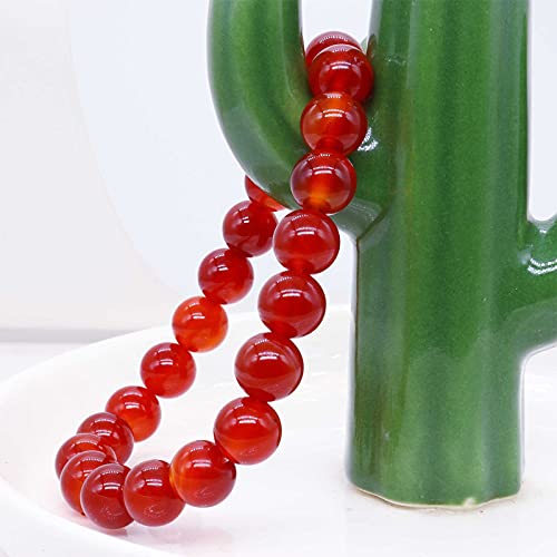4-10mm Carnelian Crystal Bracelet - Natural Orange Carnelian Gemstone Bracelet for Women3
