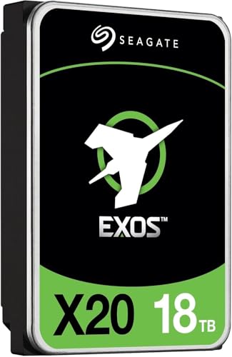 Image of Seagate Exos X20 Enterprise 18TB HDD Internal Hard Drive Hyperscale 12GB /s SAS 7200RPM Model No: ST18000NM003D