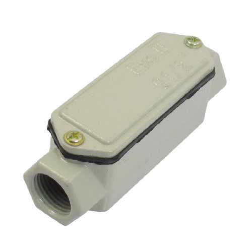 Conector cilíndrico metálico Aexit G1/2" miniatura 1