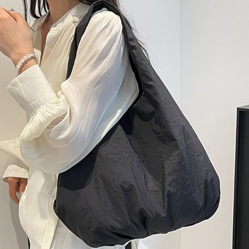 [PANGBOER] Lightweight Nylon Shoulder Bag for Women, Spacious Interior Underarm Wallet for Shopping3