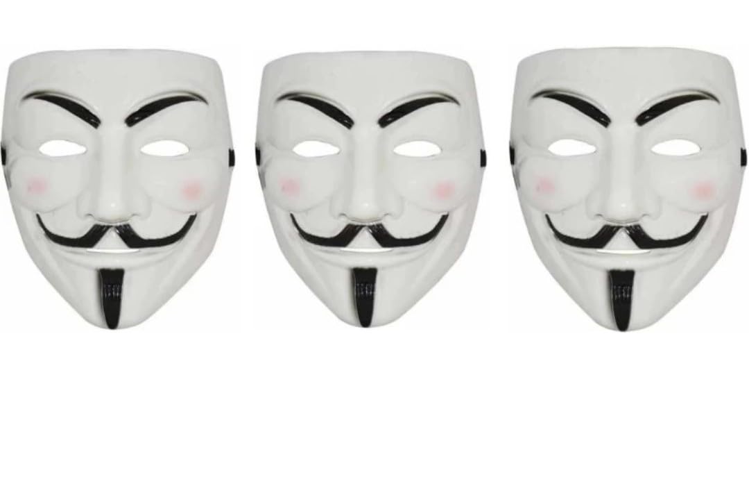 Michal mask set of Party Mask | Premium Vendetta Comic Face Mask Anonymous Guy Fawkes