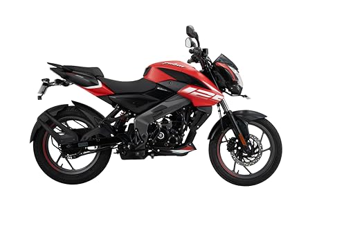 Bajaj Pulsar Ns 125 Motorcycle/Motorbike - Burnt Red & Satin Black - Ex-Showroom