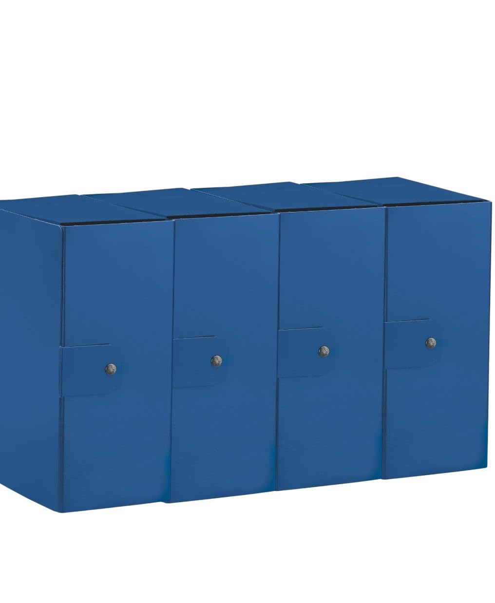 Cartella Progetti Esselte EUROBOX C28 - 25x35 Cm, Dorso 8 Cm, Blu, Confezione Da 5 Pezzi - Foto 4