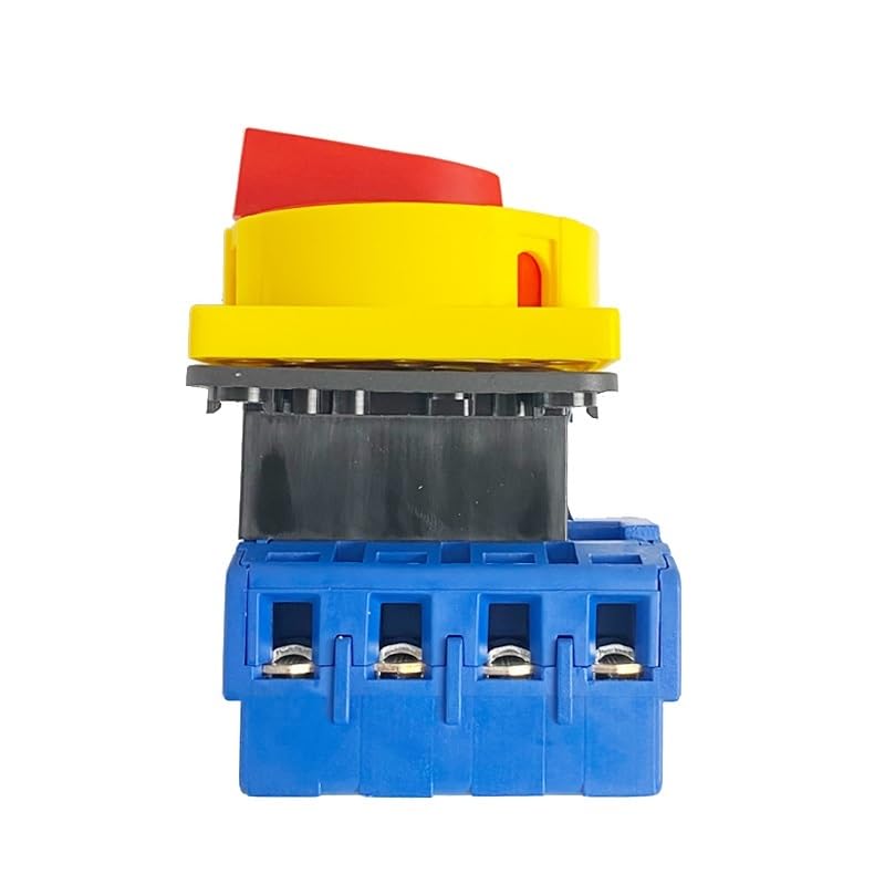 Interruptor de seccionador de Carga con Panel de candado, 63 A, 4 Fases, 2 Posiciones, Interruptor rotatorio de conmutación de Encendido/Apagado YMD11-63A/4P