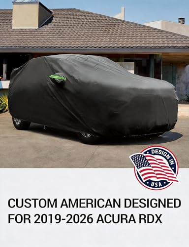 Image of Proadsy Custom Fit 2019-2026 Acura RDX Car Cover Waterproof UV Sun Outdoor | UV-Blocking Waterproof With Soft Lining Prevents Leaks & Scratches. Perfect For Sunny, Snowy Outdoor Parking, Garage Storage
