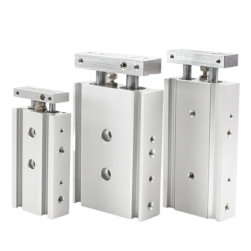 Cylindre double tige CXSM 25x30 anti-rotation pour alignement industriel - 2