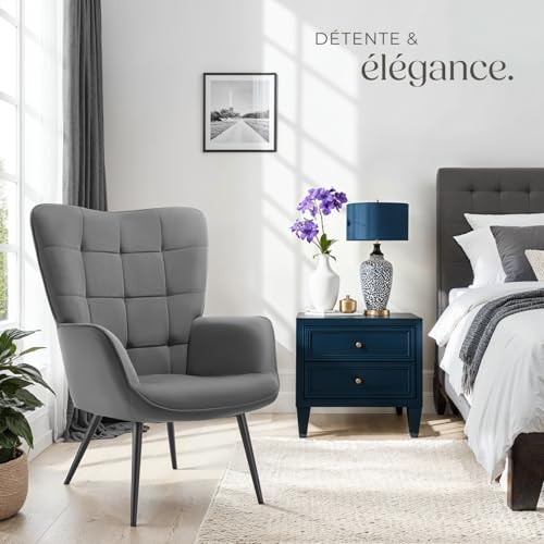 Fauteuil rembourré Velours côtelé fin - vue 3