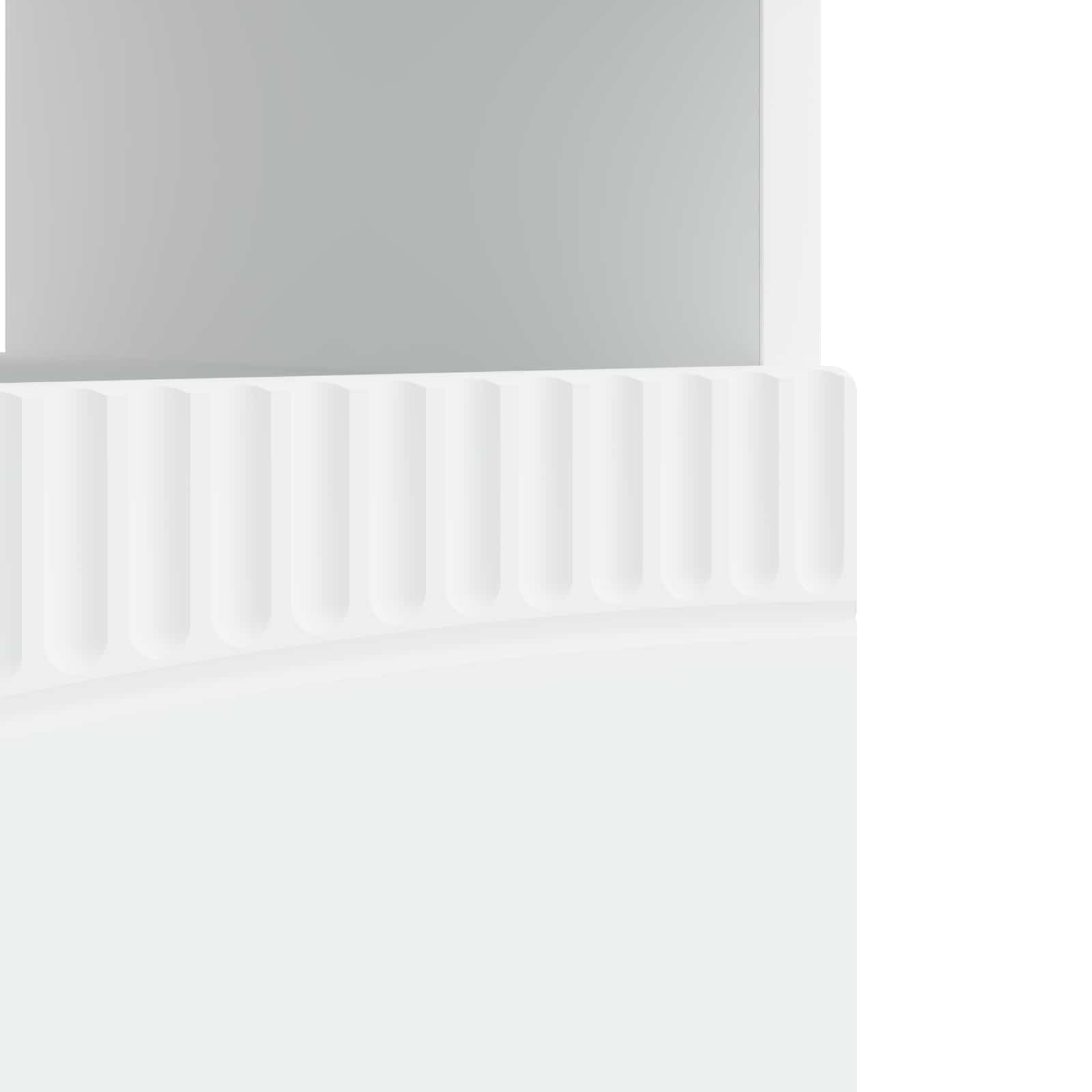 Mueble de TV LED Blanco Madera de ingeniería