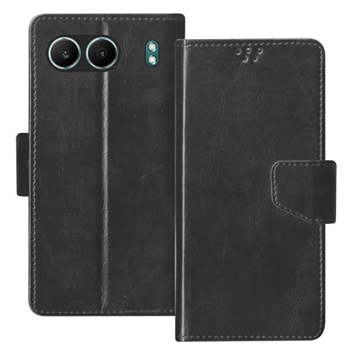 Image of SBMS Flip Cover for OnePlus Nord 4 5G Back Cover Case with Magnatic Closure | Inbuilt Stand | Card & Money Pocket (Black)