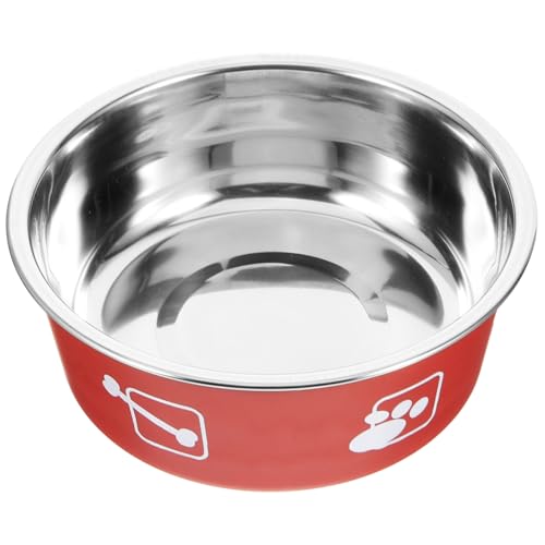 Levemolo Dog Bowl Non Skid Puppy Food Feeder Portable Dog Water Bowl for Pets Easy to Clean Capacity Design Brick