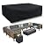 HIGHTQURO Patio Furniture Covers Waterproof, Heavy Duty 600D Outdoor Furniture Covers for Outside Sectional Sofa Set,Tear Resistance and Anti-UV, Black,126"L x 126"W x 28"H