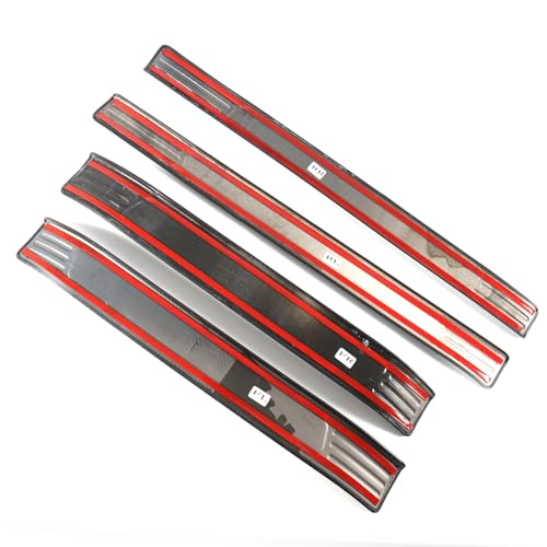 CRMDF Door Sill Protector for Toyota Sienna 2021-2026 Stainless Steel Carbon Door Sill Guard by CRMDF - Image 7