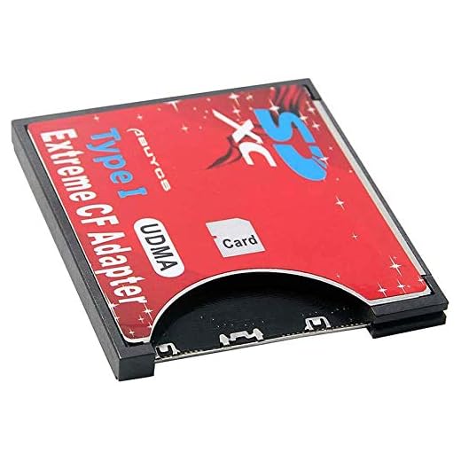 Abuycs SD CF Extreme Card Adapter Wireless WiFi SD MMC SDHC SDXC Slot to CF Type I Compact Flash Memory CF Card Adapter Reader Writer High Speed for SLR Camera