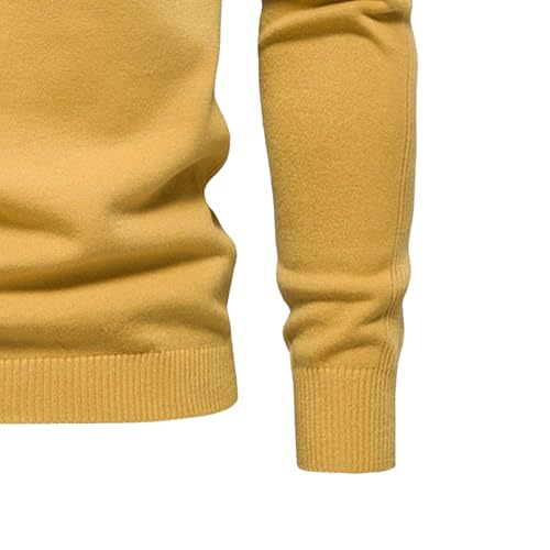Men's Outdoor Commuting Turtleneck Sweater Fashion Slim Personality Pullover Simple Comfortable Warm Pullover Sweater4