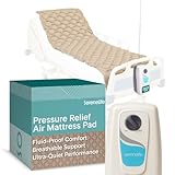 Pressure Mattress Air Bubble Pad - Includes Electric Pump System Quiet, Inflatable Bed Air for Pressure, Ulcer and Pressure Sore Treatment - Standard Hospital Bed Size (SLAIRMATR45)