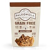 Paleonola Vanilla Bean Grain Free Granola, 10 Oz Resealable Bag (Pack of 1) - Grainless Paleo Granola Blended with Nuts, Seed & Vanilla Bean - Gluten & Dairy Free, Non-GMO, Low Carb Protein Granola