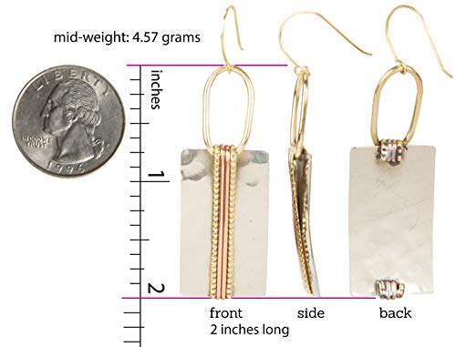 SPUNKYsoul Boho Dangle Vintage Multi Metal Fashion Earrings for Women3