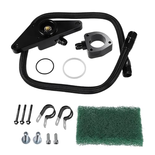 Kit de dérivation de liquide de refroidissement en aluminium usiné pour moteur Ram Cummins