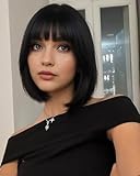 YYHR Short Bob Wig With Bangs 10