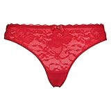 Hunkemöller Damen String Maya, Tango Red, M
