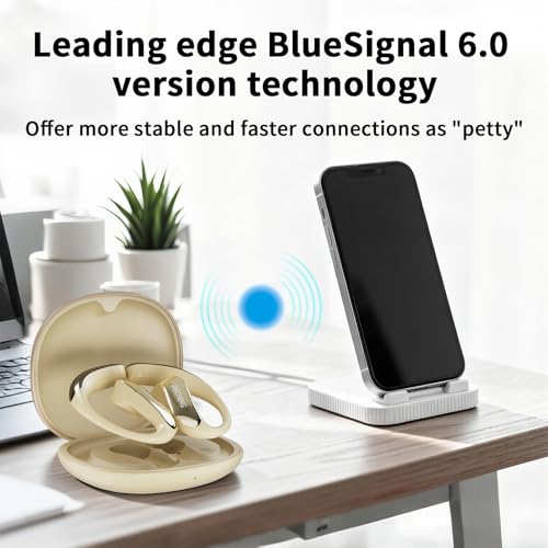 Image of PEICHENG Wireless Bluetooth Earphones Earbuds Headphone Ear Bud for Sports Travel Business Learning (Skin Tone)