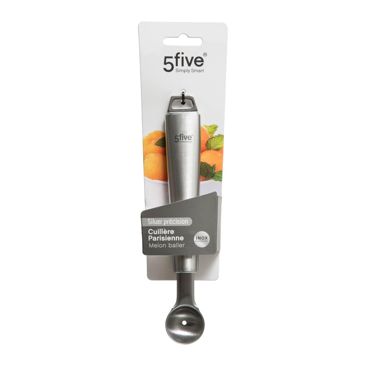 5five - cuchillo de acero inoxidable silver précision, 21 cm de hoja