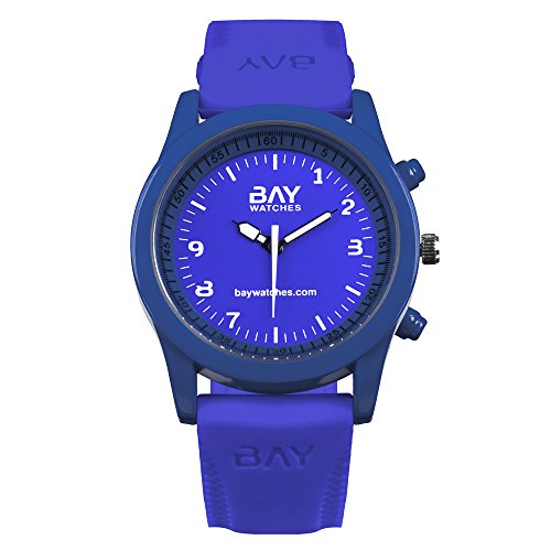 Bay watches - Reloj para Hombre y Mujer Azul de Pulsera analógico Venice