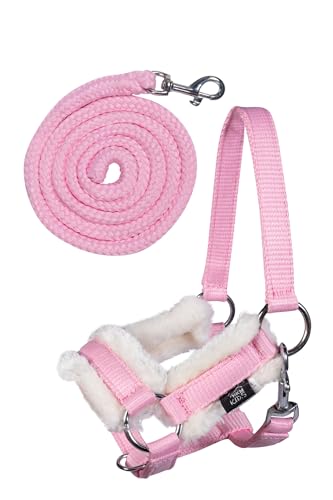 HKM Hobby Horsing cabeça e ramo rosa One Size