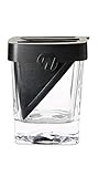 Corkcicle Whiskey Wedge - Premium Old Fashioned Glass with Silicone Ice Mold - For Bourbon, Scotch, & Spirits - Great Gift for Dad - Perfect for the Holidays - 9 oz