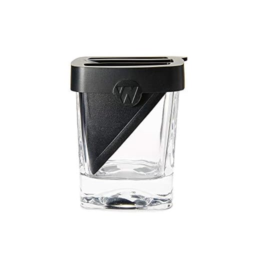 Corkcicle Premium 9 oz Double Old Fashioned Whiskey Glass with Silicone Ice Mold, Perfect for Chilling Whiskey, Bourbon, Tequila, and Scotch