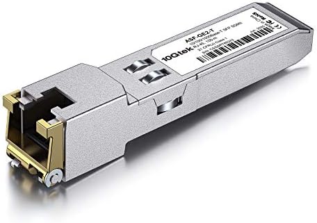 1G SFP LX LC Singlemode Module - 1000Base-LX Mini-Gbic Transceiver Compatible for Cisco GLC-LH-SMD, Meraki MA-SFP-1GB-LX10, Ubiquiti UF-SM-1G, Mikrotik, Netgear, D-Link, TP-Link, Zyxel, Open Switch