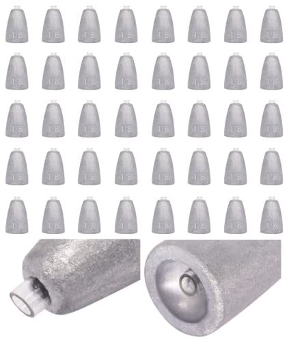 YZD バレットシンカー 3.5g 1/8oz【40個】(保護チューブ入り)