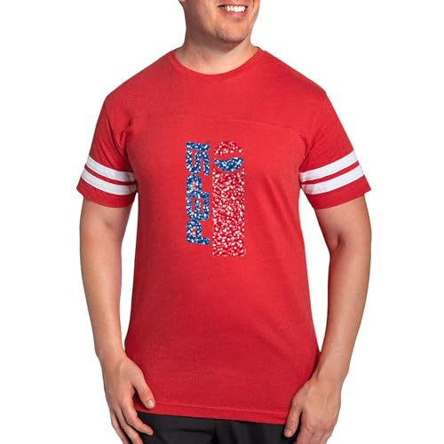 CafePress Pepsi Flashback Bubbles Mens Football Shirt Men's Football T-Shirt Red