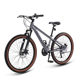 SPATIAL MTB Bicicleta de Montaña para Adultos y Jó...: Múltiples opciones de tamaño: Esta bicicleta de montaña cuenta con un cuadro de aleación de aluminio de alta calidad, ligero (15 kg) y resistente. Su diseño ergonómico con tija de sillín ajustable se adapta a ciclistas de 146 a 195 cm. Disponible en ...