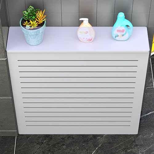 Cache-radiateur cache misère pour vieux radiateur | Étagère de rangement salon 80x70 - 7