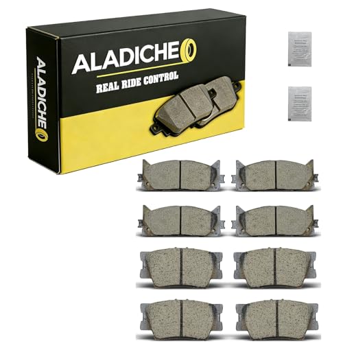 Image of Brake Pads Fit for 07-17 Camry,07-18 LEXUS ES350,08-18 Avalon,13-18 ES300h | D1222 D1212 Front Rear for 2007-2017 TOYOTA Camry, 2007-2018 LEXUS ES350, 2008-2018 TOYOTA Avalon, 2013-2018 LEXUS ES300h