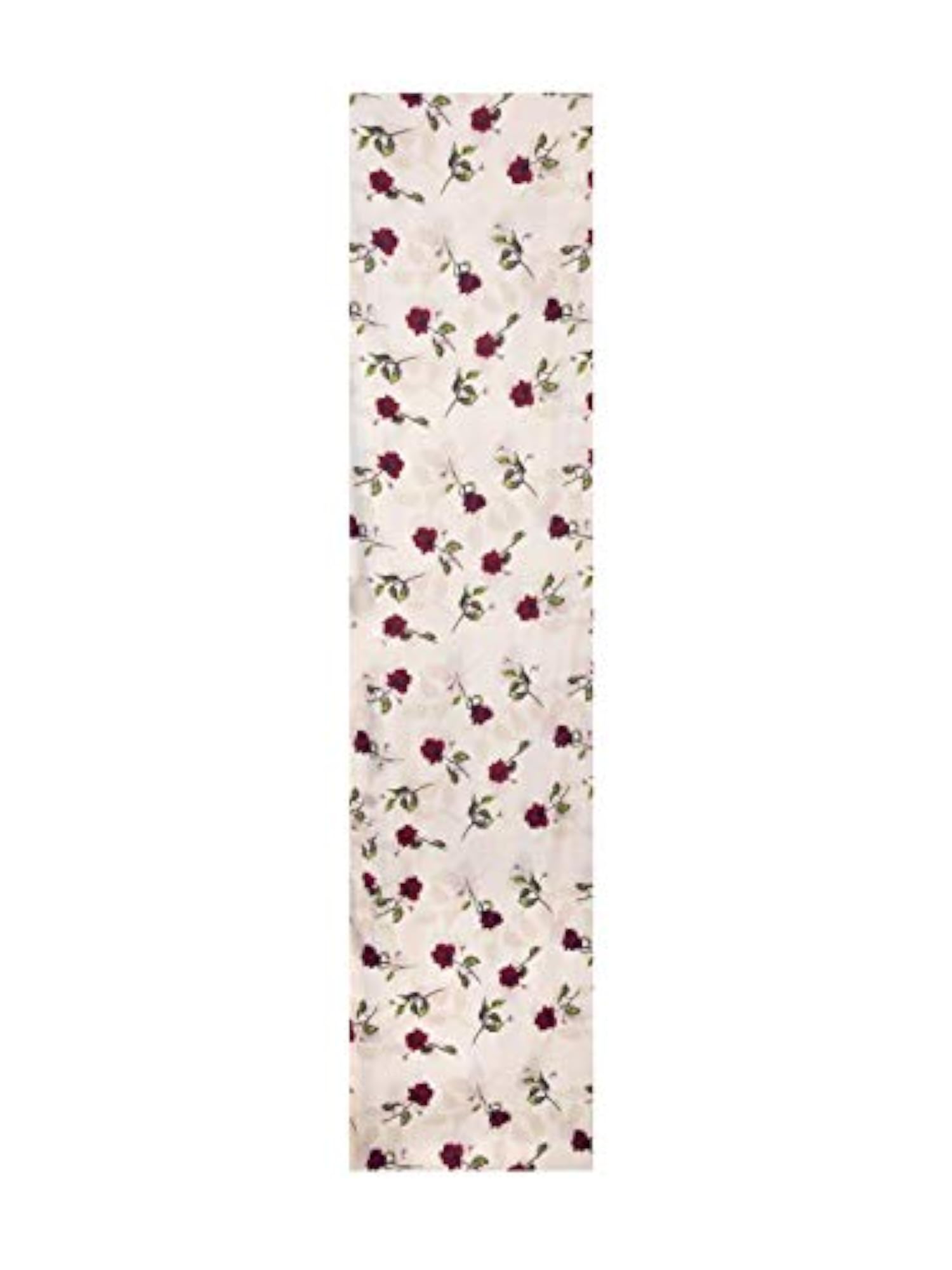 Poly Cotton Rose Pattern HD Printed Table Runner