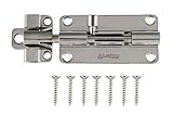 AjustLock 4 Inch Stainless Steel Barrel Bolt Lock