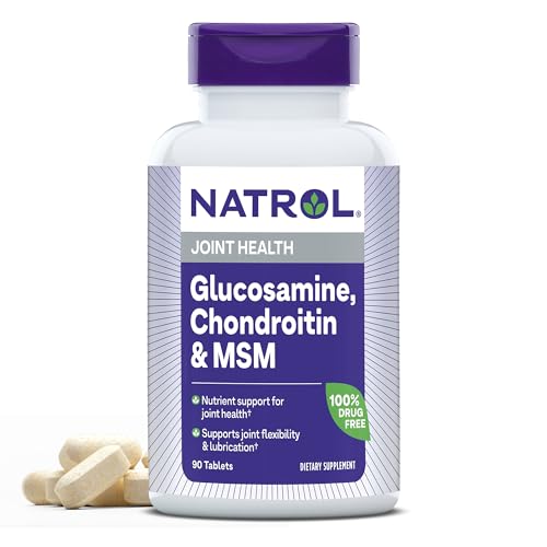 Complément articulations glucosamine chondroïtine MSM Natrol souplesse