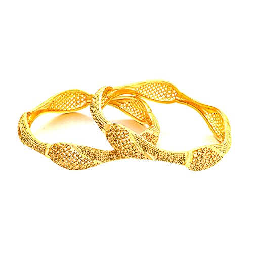 Ethlyn Girls Jewelry 18K Thick Gold Plated Baby Girls Child Bangles Gift For Daughter (My275) #TOP20