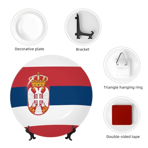 Platos decorativos de Serbia para adornar estanterías de salones modernos y oficinas 5
