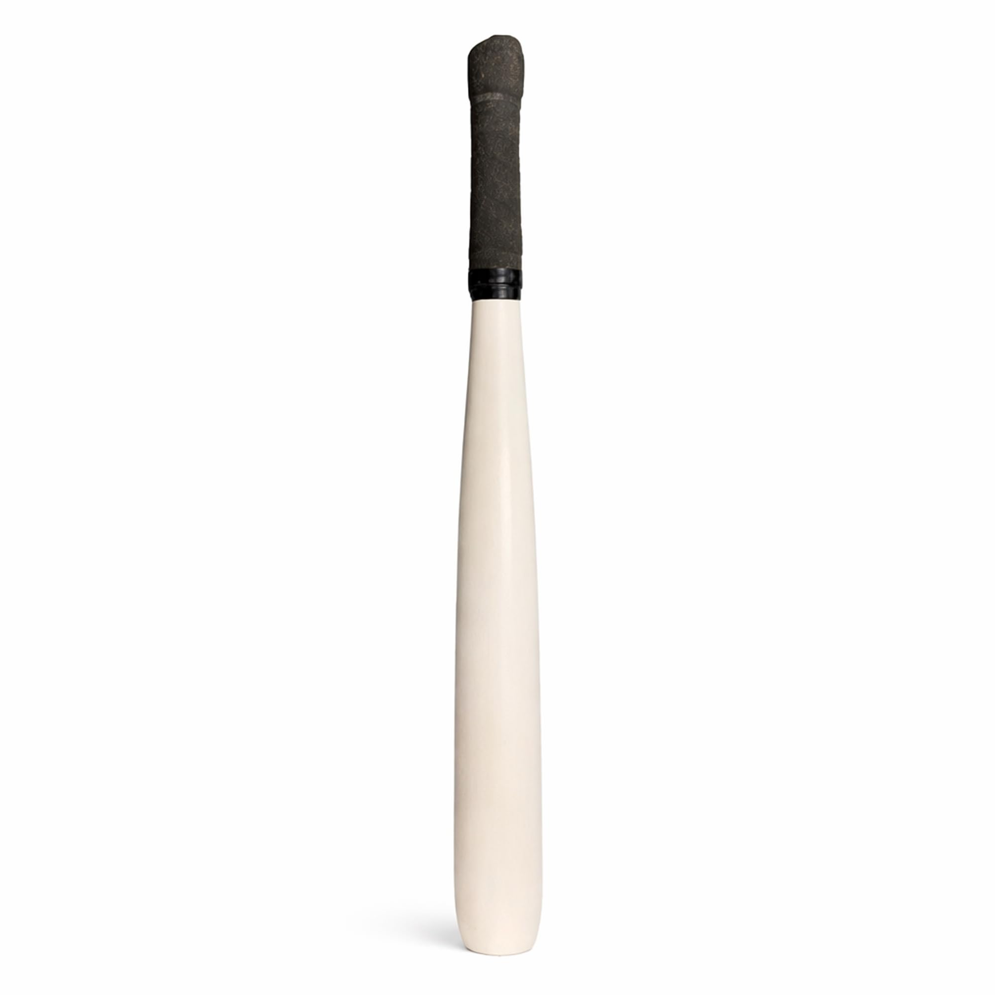 AI Sports White Wooden Baseball Bat with Natural Wood Handle, Lightweight Balanced Design, Smooth Gloss Finish, Comfortable Grip — Perfect for Training, Practice, and League Play for Youth & Adults