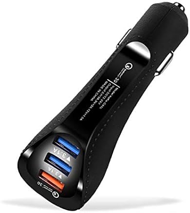 Semoic Qc3.0 Empu?adura Cargador de Coche para iPhone R?pida Cargar 3 USB para Samsung Xiaomi Tableta Tel?fono M?vil Cargador Carga R?pida Negro Semoic Qc3.0 Empu?adura Cargador de Coche para iPhone R?pida Cargar 3 USB para Samsung Xiaomi Tableta Tel?fono M?vil Cargador Carga R?pida Negro