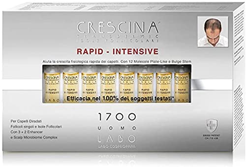 Crescina Transdermic RAPID-INTENSIVE 1700 Man 40 Hair Growth Vials