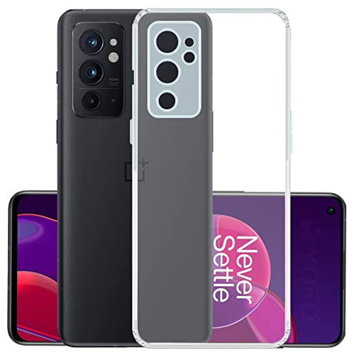 Image of COVERBLACK Soft Rubber Back Cover Compatible Model for OnePlus 9RT 5G - Transparent