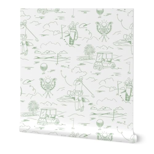 Spoonflower Preppy Golfer Test Swatch